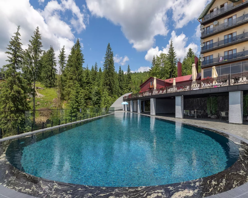 Hotel in Bukovel with a pool